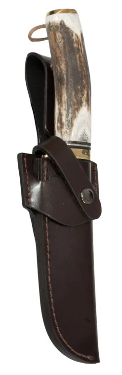 Albainox Jagdmesser Mit Hirschgeweihgriff