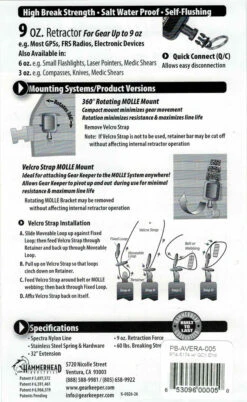 GearKeeper RT4-5174QC2 Molle U. Velcroadapter Mit Schlüsselring -Gerber Verkaufsladen gearkeeper rt4 5174qc2 molle u velcroadapter mit 895019 4