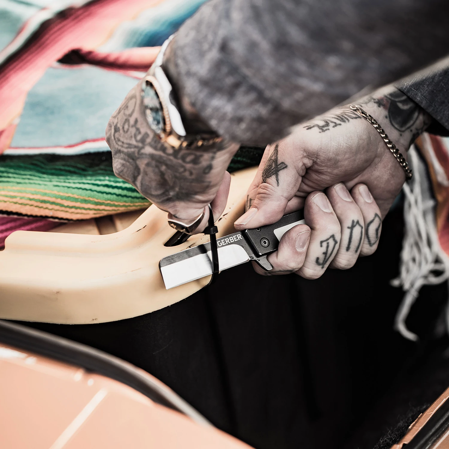 Gerber Taschenmesser Quadrant Bamboo 5 Gerber Taschenmesser Quadrant Bamboo – Bild 3