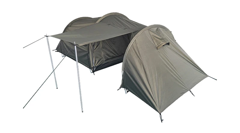 Mil-Tec 2-Personenzelt Mit Stauraum 1,30 X 3,90 M 4 Mil-Tec 2-Personenzelt Mit Stauraum 1,30 X 3,90 M – Bild 2