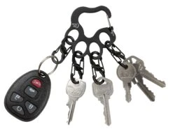 Nite Ize PawPrint Locker Edelstahl Schlüsselanhänger