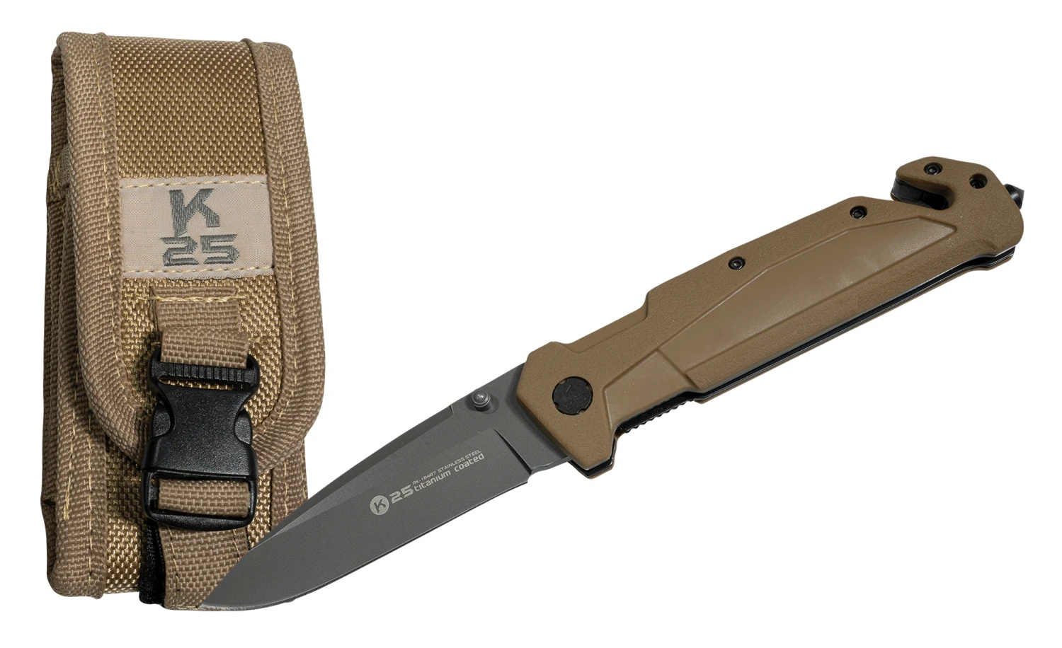 RUI K25 Tactical Desert Rescue - Rettungsmesser 3 RUI K25 Tactical Desert Rescue - Rettungsmesser